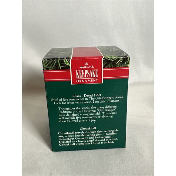 Vintage Hallmark Keepsake Ornament The gift bringers Christkindl 1991 3" in - Picture 3 of 6